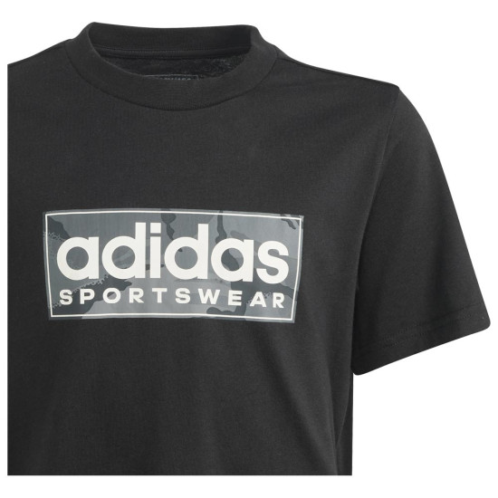 Adidas Παιδική κοντομάνικη μπλούζα B Camo Linear Tee
